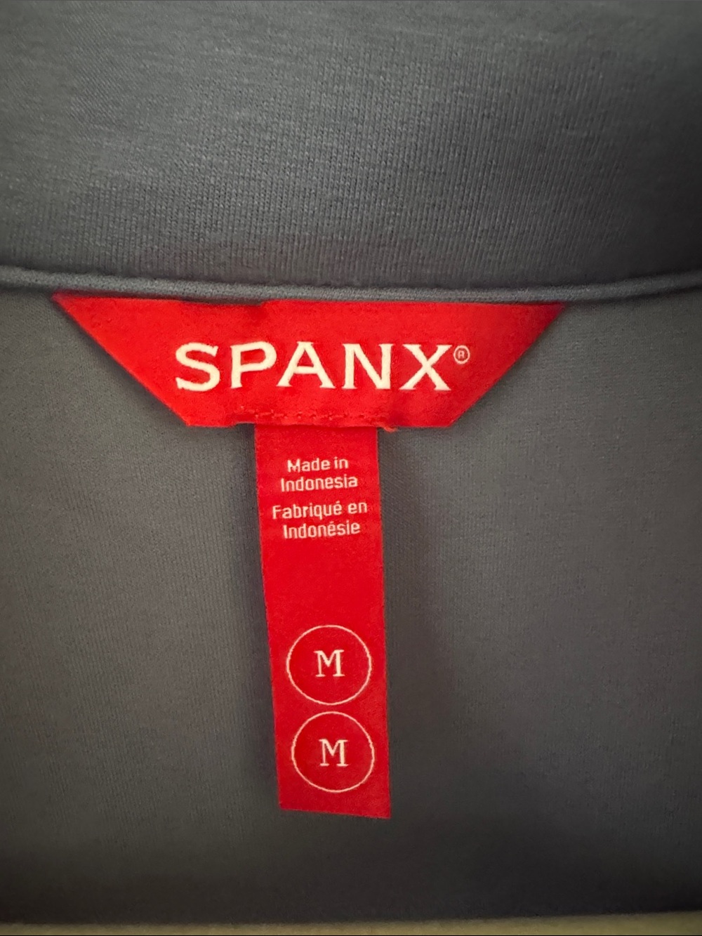 SPANX Slate Blue Half-Zip Sweatshirt & Wide-Leg Pants Set - Picture 2 of 8